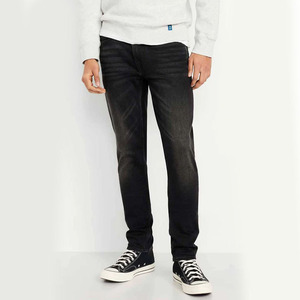 Servicios OEM de mezclilla personalizada para hombre: Jeans de cintura alta y transpirables con un lavado claro moderno y totalmente personalizables - Product Image 6