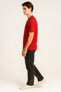 T-shirt de luxe surdimensionné formel à manches longues ou courtes 100% Coton 305 g/m² Grammage lourd vierge Impression DTF 3D Anti 2026 - Product Image 3