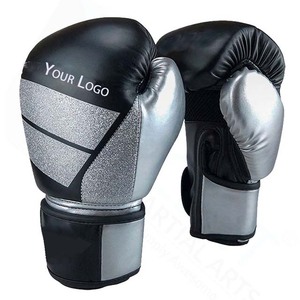 Guantes de Boxeo Chrome Heart de Último Diseño, Elegantes, de Cuero Vacuno, con Cordones, Agarre de Cuero Vacuno Genuino para Ganar - Product Image 1