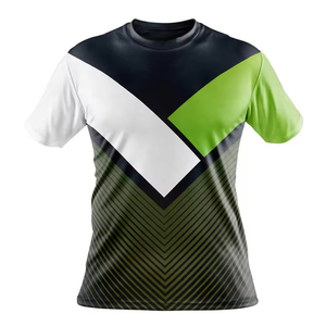 Men's Short Sleeve O-Neck T-<b>Shirt</b> <b>Geometric</b> Pattern Polyester Knitted Sporty Quick Dry Regular Fit - Product Image 1
