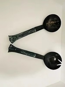 Cuillère en résine artisanale de qualité supérieure, colorée, hautement polie, avec logo personnalisé pour la maison, l'hôtel, les cadeaux ou l'usage hôtelier. - Product Image 5