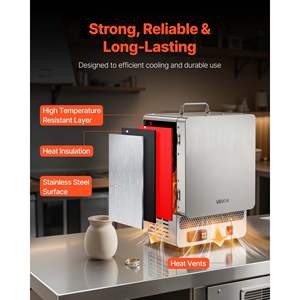 Horno Eléctrico de 1650W con Control de Temperatura PID Digital, Horno de Fusión, Recocido de Metales, Cocción de Cerámica, Temperatura Máxima Industrial - Product Image 5