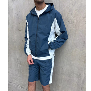 New <b>Twin</b> <b>Set</b> for Men | High Quality Cotton Short Sleeve Printed T-Shirt & Nylon Shorts 2 Piece <b>Set</b> Windbreaker Rain Men Women - Product Image 4