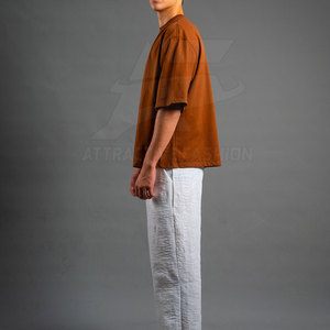 เสื้อยืดทรงบ็อกซี่ใส่สบาย น้ำหนักเบา คุณภาพเยี่ยม ไซส์ใหญ่พิเศษสำหรับผู้ชาย มีสินค้าใหม่พร้อมจำหน่ายออนไลน์ - Product Image 4