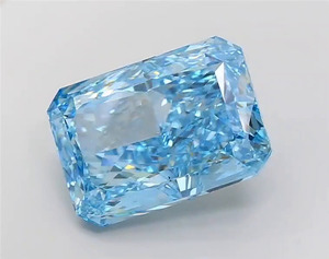 Diamantes de Corte Radiante Azul Fantasía, Cultivados en Laboratorio, Color Vívido Fantasía, Claridad VS VVS, CVD HPHT, Certificados por IGI, Precio al por Mayor - Product Image 4