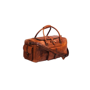 Bolso de Viaje con Ruedas de Cuero Genuino de Búfalo de Grano Completo, Hecho a Mano, Estilo Vintage, Impermeable, con Cremallera y Letras, para Mujer, Novedad - Product Image 2