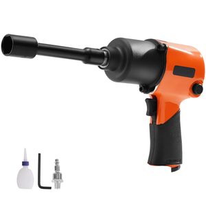 Llave de impacto neumática ligera de 1/2 pulgada, 880 lb-pie de par para desatornillar tuercas, 7500 RPM, pistola de aire para desatornillar tuercas de automóviles - Product Image 1