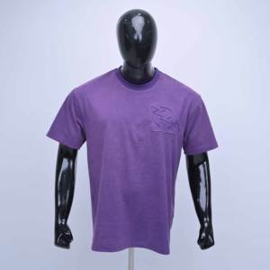 T-shirt Homme Premium en Coton Pima Biologique Blanc, Coupe Oversize, avec Motif 3D Gaufré Personnalisé – Qualité Supérieure - Product Image 1