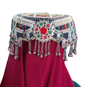 Nuevo Diseño, Gorro Étnico Informal de Moda para Mujer, Gorro Tribal Kuchi Vintage, Gorros Afganos Hechos a Mano Ajustables, Gorro Bordado a Mano - Product Image 3