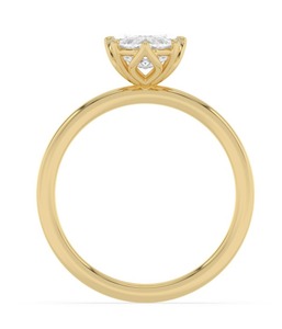 Superbe bague en or rose 10 carats avec diamant de laboratoire taille marche verticale marquise de 2,00 carats au total - Product Image 6
