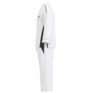 White Karate Gi Uniform 100% Cotton Durable Regular Fit Adult Unisex Martial <b>Arts</b> Wear - Product Image 4