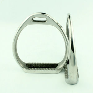 Accessoires d'équitation vétérinaires : Étriers technique pour cheval, modèle Venise, inclinés, antidérapants, avec protection de la cheville, équipement de sécurité équestre - Product Image 4