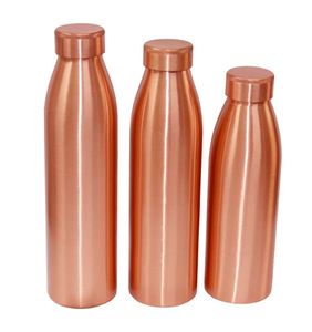 Botellas de Cobre 100% Puro Ecológicas y Hechas a Mano de Primera Calidad para la Escuela y el Gimnasio, Venta al por Mayor de un Proveedor Indio - Product Image 4
