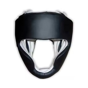 Premium High Leather <b>Training</b> <b>Head</b> Guard Durable Outer Layer Soft Inner Padding Breathable Lightweight for Gym Practice Sparring - Product Image 1