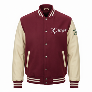Professional Winter Varsity <b>Jacket</b> Hooded Unisex Front Logo Embroidery Patches Viral Street Style Oversized High School - Product Image 1