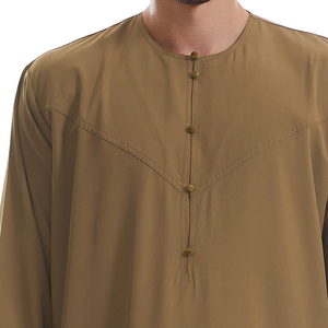 Luxury <b>Men's</b> <b>Thobe</b> Wholesale Muslim Jubba Custom Design Private Label Factory Custom Design <b>Men's</b> <b>Thobe</b> - Product Image 5