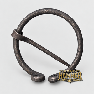 Handmade Viking Medieval Mini Iron Brooch Circular Ornamental Metal Clothing <b>Pin</b> Decorative Costume Accessory - Product Image 3