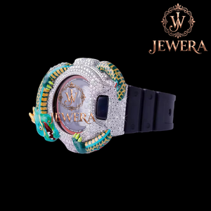 Direct Factory Supply Moissanite <b>Rubber</b> Diamond <b>Watch</b> for Fashion Special Occasions and Anniversaries Available for Export Price - Product Image 1