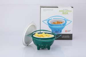 ชามหมุนได้ Zenara Baby Gyro Bowl พร้อมคุณสมบัติป้องกันการหก 360 องศา ผลิตจากพลาสติกปลอดสารพิษ ลดการเลอะเทอะระหว่างการให้อาหารเด็กทารกที่บ้านและระหว่างการเดินทาง - Product Image 2
