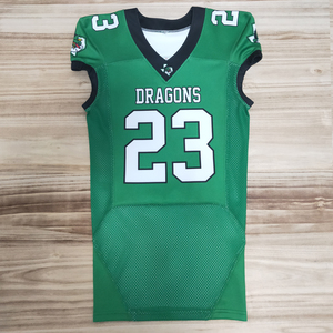 Diseño Gratuito de Camisetas de Fútbol Americano Personalizadas con MOQ Bajo, Impresión por Sublimación, Bordado, Técnica Tackle Twill Disponible - Product Image 4