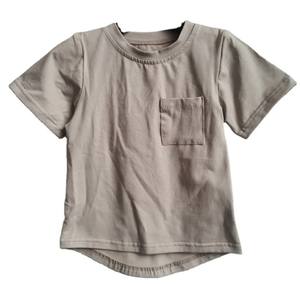 Camisetas de Verano para Niñas, 100% Algodón, Cuello Redondo, Tejido de Punto, Manga Corta - Product Image 1