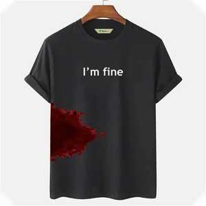 T-shirts décontractés pour hommes à manches courtes en coton biologique 100% avec col rond et motif floral, impression par transfert par sublimation - Product Image 1