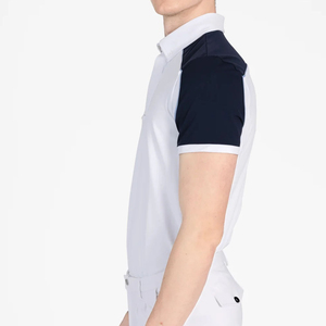 Top Soft Lightweight <b>Men</b> Horse Riding <b>Base</b> <b>Layer</b> Short Sleeves Fabric Breathable Training Equestrian Riding Shirt Customized - Product Image 2