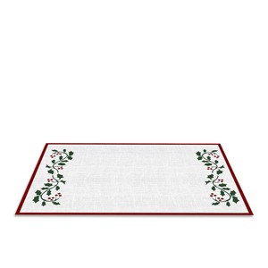 Hermoso mantel individual con diseño de bordado navideño para decoración del hogar en Navidad con tamaño y logotipo personalizados. - Product Image 4