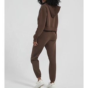 Pantalon de survêtement à capuche lourd unisexe personnalisé Ensembles de jogging Pantalon cargo Ensemble de survêtement unisexe Ensemble de survêtements 2 pièces - Product Image 3