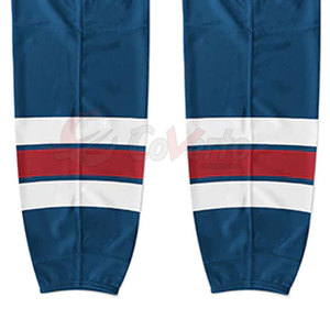 Chaussettes de hockey sur glace personnalisées, tissu respirant, coutures durables, chaussettes de sport d'équipe pour joueurs - Product Image 5