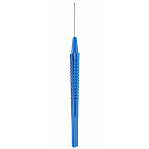 Ciseaux de coupe horizontaux micro-ophtalmiques en titane de qualité professionnelle, pointes à 45 degrés, disponibles en 20G à 25G - Product Image 3
