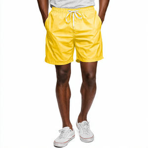 Shorts personnalisés 100% polyester nylon pour hommes, anti-UV, séchage rapide, taille haute avec cordon de serrage, shorts de plage imperméables pour hommes - Product Image 1