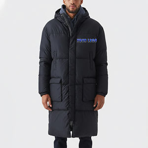 เสื้อแจ็คเก็ตพัฟเฟอร์บุผ้าฝ้ายหนานุ่ม ราคาส่งถูกสุดฮิต ซิปหน้า สไตล์ฮิปฮอป สำหรับผู้ชาย - Product Image 1