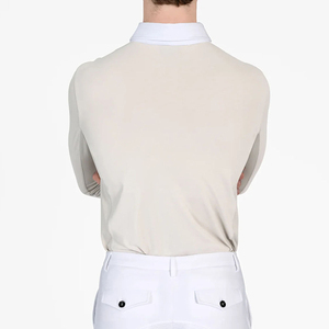 Camisas de equitación de tela de alta calidad, a la moda, muy elásticas, ropa ecuestre, polo para hombre. - Product Image 6