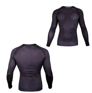 Camiseta Deportiva Antiarrugas para Hombre, Calidad Premium, Transpirable, Ecológica, Spandex/Poliéster 220g, Personalizable, Manga Larga, Ropa Casual - Product Image 3