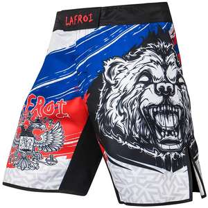Pantalones Cortos de MMA para Hombre, con Estampado de Paneles, Cintura Elástica, para Entrenamiento en Gimnasio, Kickboxing, Ligeros, de Secado Rápido, Coloridos - Product Image 2