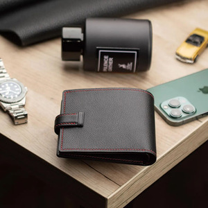 Portefeuilles en cuir pour hommes, pliables, anti-RFID, fournisseur OEM, logo personnalisé, qualité export, portefeuilles tendance en vente en gros. - Product Image 5