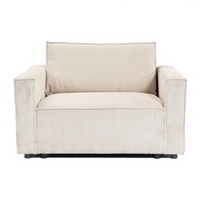 OEM ODM Übergroßes Modulares Schlafsofa Tiefe Sitzfläche Cord-Stoff mit Breiten Rippen Komfortabler Lounge-Sessel für Wohnzimmer