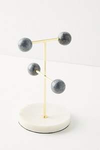 Soporte de joyería de metal dorado, expositor de joyería moderno, organizador de joyería de lujo, expositor de joyería para encimera - Product Image 4