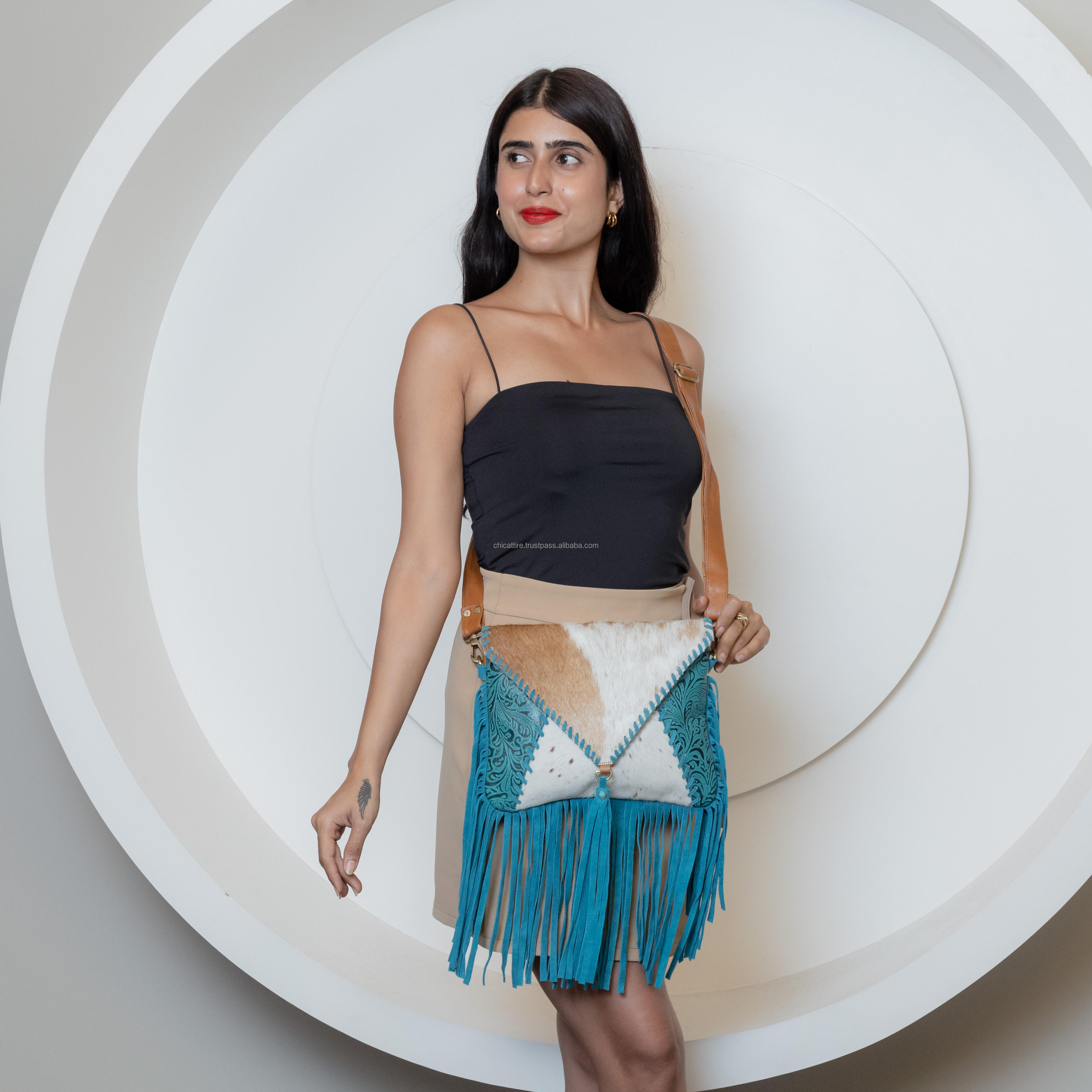 Brown With Turquoise