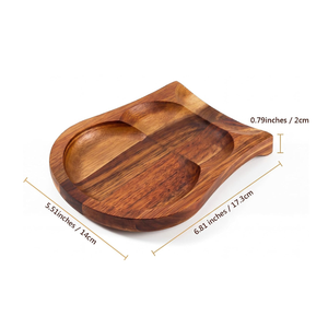 Reposacucharas de madera de acacia para cucharones y espátulas, para encimera de cocina, precio al por mayor desde Vietnam - Product Image 2
