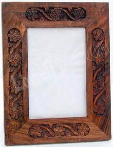 Hand-Carved Eco-Friendly Wooden Money Box Intricate Flower Cutout Design Rustic Floral Polished <b>Wall</b>-Mounted for Home Decoration - Product Image 2