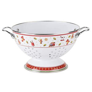 De magnifiques passoires en acier inoxydable de couleur blanche permettent un drainage rapide, économisant du temps lors de la préparation des repas. - Product Image 2