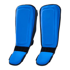 Protections de Taekwondo et Karaté en mousse trempée pour le combat – Équipement de protection pour mains, pieds, tête, tibias – Protège-tibias en cuir professionnels - Product Image 3