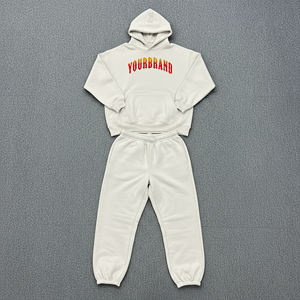 Nouvel Arrivage Hiver 2026 Survêtement Homme 100% Coton Personnalisé Imprimé DTF Survêtement Décontracté Léger à Capuche pour Homme OEM - Product Image 6