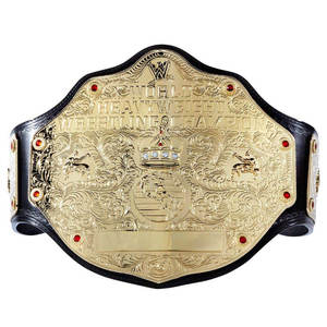เข็มขัดแชมป์โลกเฮฟวี่เวท มวย/มวยปล้ำ - ดีไซน์หนังคุณภาพสูงแบบกำหนดเองพร้อมโลโก้ สวมใส่สบายสำหรับการแข่งขัน - Product Image 1