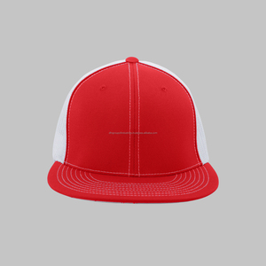 OEM Günstige Custom 6 Panel Unisex Bestickte Baseball mützen Baumwoll stoff Einstellbare Größe Zweifarbige Baseball mützen mit gebogener Krempe - Product Image 5