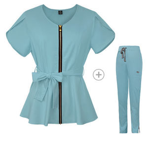 Nueva Llegada: Conjuntos de Uniformes Médicos Personalizados Unisex de Forro Polar con Protección Antipinchazos para Hospital - Product Image 6