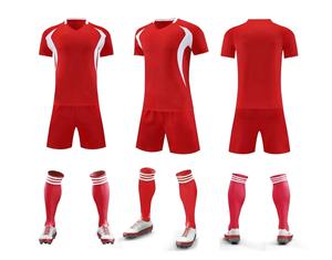 ชุดเสื้อฟุตบอลแบบกำหนดเองพร้อมหมายเลขสำหรับผู้ชาย ราคาประหยัด เสื้อฟุตบอลสีเหลืองและสีเขียว ชุดฟุตบอลแบบกำหนดเอง - Product Image 3