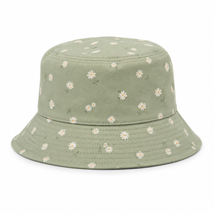 Bob personnalisé avec logo disponible en gros – Casquette d'été double face pour l'extérieur, motif canard de dessin animé mignon - Product Image 3